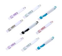 LRXIYODE 12piezas Cepillos De Limpieza De Teclado y Ranuras con Recogedor Cepillo Multiusos para Fisuras y Rieles De Ventanas Accesorio Práctico para Hogar y Oficina Aleatorios