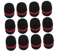 LRXIYODE 12piezas Funda De Esponja Para Micrófono Protector De Filtro De Micrófono Para Entrevistas Canto y Oratoria Cancelación De Ruido