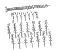 LRXIYODE 15 Piezas Accesorios Guitarra Tornillos y Muelles para Pastillas Ajuste Altura Rosca Compatible Guitarra Eléctrica Montaje Estable