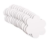 LRXIYODE 15 Piezas Lienzos para Pintar, Tableros de Lienzo para Pintar, Papel Blanco, Panel Magnético Mini en Forma de Flor, para Artistas y Estudiantes, DIY Decorativo