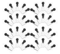 LRXIYODE 150 Frascos Mini de Vidrio Transparentes para Aceite Esencial 0,5 Ml con Tapón de Bola Antifugas, Recipientes Rellenables, Ideales para Viaje y Aromaterapia