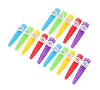 LRXIYODE 15piezas Juguetes Kazoo De Plástico Coloridos Para Principiantes Regalos De Fiesta Herramientas Complementarias Para Instrumentos Musicales Como Guitarra Ukelele y Piano Instrument
