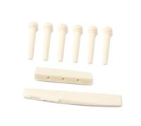 LRXIYODE 1juego Conjunto De Puente De Madera Para Guitarra Folk Con Palanca De Pickup Accesorios De Repuesto Para Guitarra Incluye Tuerca y Clavijas Ligero y Duradero