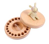 LRXIYODE 1juego Organizador De Dientes De Leche Para Caja De Recuerdos De Dientes Deciduos De Almacenamiento Espacios Para Fechas y Notas Para Conservar Memorias Infantiles