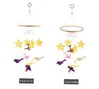 LRXIYODE 1pieza Adorno Colgante De Charm De Carillón De Viento Decoración De Peluche Para Habitación Infantil Varios