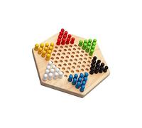 LRXIYODE 1pieza Chinas De Madera Tablero Educativo Familiar De Interacción del Lógico Color Madera