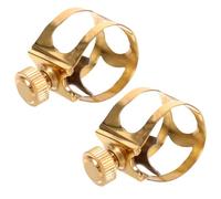 LRXIYODE 2 Ligaduras Para Saxofón Alto Pinzas Para Ligadura De Saxofón Accesorios Para Instrumentos Musicales Pinzas De Metal Accesorio Para Instrumentos De Viento