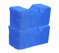 LRXIYODE 2 piezas Almohadillas Protectoras para Manos y Pies Uds Cojín Elevador Azul Antiescaras para Pacientes Postrados Cama con Protección contra Golpes y Presión