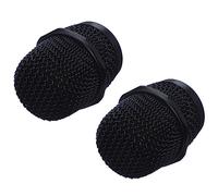 LRXIYODE 2 Piezas Cabezal De Micrófono Metálico Reemplazo Rejilla Malla Resistente Para Micrófono Inalámbrico Bs- Compatible y Fácil Instalar Partes Metálicas Duraderas Inalámbrico