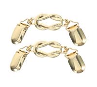 LRXIYODE 2 Piezas Clips Vintage para Suéter y Chal Broches Elegantes para Cierre de Cardigan Pinzas Prácticas para Mujer Diseño y Fácil de Usar Accesorios para Ropa Femenina