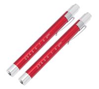 LRXIYODE 2 piezas Linterna Bolígrafo Médica LED Amarilla Luz Cálida para Examen Pupilar Batería Incluida Diseño Ergonómico y Resistente para Inspección Portátil