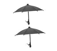 LRXIYODE 2 Piezas Parasol Plegable para Teléfono Móvil 2 Unidades, Clip Metálico Ajustable con Mango Flexible, Protector Solar Antirreflectante para Coche, Sombra para Navegación y