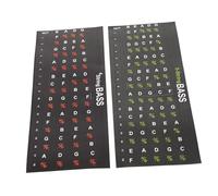 LRXIYODE 2 Piezas Pegatinas para Diapasón de Guitarra para Principiantes Adhesivos Claros para Notas y Escalas Compatibles con Guitarra Clásica Acústica y Eléctrica Diseño Fino que No