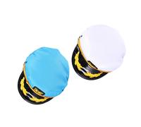 LRXIYODE 2 Piezas Sombrero Capitán Adulto Náutico Gorra Marinera Unisex para Disfraces Estilo Oficial Barco Fiesta Náutica