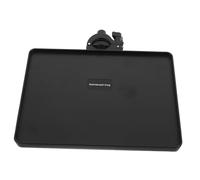 LRXIYODE 2 Piezas Soporte de tarjeta de sonido en abrazadera en la bandeja del micrófono bandeja de soporte de micrófono ajustable Metal Negro