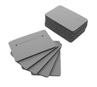 LRXIYODE 20 Piezas 20 Almohadillas para Permanente Resistentes al Calor, Aislantes Térmicos Reutilizables para Salón de Belleza, Láminas Grises de 11,4 X 7,5 CM para Rizar Cabello en