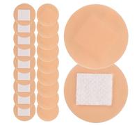 LRXIYODE 200 Piezas Vendaje Redondo y Transpirable para Dedos y Nudillos Protector Adhesivo para Heridas Cobertura Médica para Cuidado de Piel Uso Diario y Deportivo