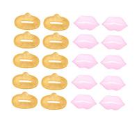 LRXIYODE 20piezas Mascarilla Labial Hidratante y Exfoliante Almohadillas De Colágeno Para Nutrir y Suavizar Labios Secos Para Después De Maquillaje