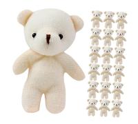 LRXIYODE 24 Piezas Colgantes Mini de Peluche Suave Decorativo para Llavero y Mochila con Relleno PP Algodón Cómodo y Resistente para Regalo