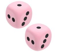 LRXIYODE 2piezas Dados De Espuma Eva para Aprender Números Dados Enormes para Fiesta Divertidos De Colores para Posicional