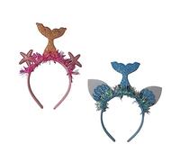 LRXIYODE 2piezas Diadema De Estrellas De Mar y Conchas Diademas Diseño De Aros Pelo Preciosos Tocados Accesorios Cabello Artículos De Recuerdo De Fiesta Para Niñas Para Fiestas Temáticas De