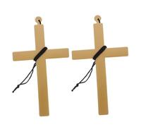 LRXIYODE 2piezas Joyería Cruzada Colgante De De Sacerdote y Monja Accesorio De Disfraz Para Temático De Iglesia