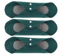 LRXIYODE 3 Piezas Almohadillas menstruales de algodón compresas postparto almohadillas sanitarias lavables lavables productos de higiene compresas reutilizables