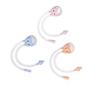 LRXIYODE 3 Piezas Aspirador para Bebe Limpiador de Mocos Antirreflujo Sacamocos de Silicona para Limpieza Aspirador para Uso Diario Casa