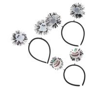 LRXIYODE 3 Piezas Halloween Glow In The Dark Bat And Ghost Hairbands Spooky Party Headpieces For And Adults Lightweight Cosplay Accessories For Trick Treat