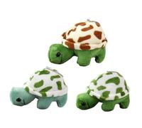 LRXIYODE 3 Piezas Llavero de Tortuga de Peluche de Colgantes Suaves para Bolsa Decoración Divertida y Cómoda para Llaves y Mochila