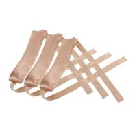 LRXIYODE 3 Rulos Jumbo sin Calor para Cabello Largo y Rizado de 27, Cintas Suaves para Envolver, Rizadores Seguros sin Daños, Set de 3 Unidades Dorado para Peinados Nocturnos y