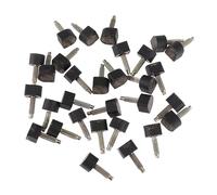 LRXIYODE 30 Piezas Pernos de tacón antideslizante Agarre zapatos slip único dedo del pie zapata de grifo de repuesto tapas de repuesto para las puntas de los talones