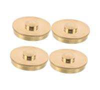 LRXIYODE 4 Piezas Tapas Protectoras para Válvulas de Trompa Francesa Pequeñas Cubiertas Metálicas para Reparación y Accesorios Versátiles para Escuelas de Música y Profesionales