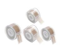 LRXIYODE 4 rollos Tiras Adhesivas Invisibles para Párpados Caídos Doble Lifting con Pegatinas Formas Redondas Diseño Transpirable y Cómodo para Mujeres
