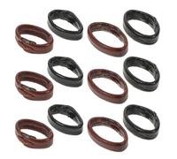 LRXIYODE 40 Unidades Anillos Sujetadores Correa Reloj de Cuero Accesorios Fijación Correas para Hombres Mujeres