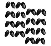 LRXIYODE 40piezas Protección Auditiva Reutilizable Para Tinte De Cabello De Fundas Para Oídos Negros Impermeables y Cómodas Para Salones y Uso Personal