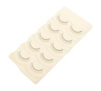 LRXIYODE 5 Pares de Tiras de Pestañas Hechas de Fibra Química Negra de Práctica para Principiantes Fáciles de Almacenar Extensión de Pestañas