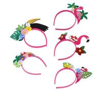 LRXIYODE 5 Tocados De Fiesta Hawaianos Accesorios Para El Cabello Diademas Decorativas Aros Para El Cabello Diademas Hawaianas Luau