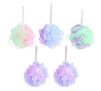 LRXIYODE 5piezas Bola De Baño Exfoliante Para Ducha Esponjas De Baño Suaves Para Adultos De Esponja De Ducha De Malla Para Mujer