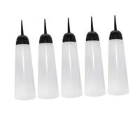 LRXIYODE 5piezas Bote de Champú Boquilla Oblicua para Tinte de Cabello Salón Recargable Envase de Tinte para Champú