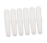 LRXIYODE 6 piezas Caja de Cucharas de para Niña con Estuche de Almacenamiento Portátil Cuchara Blanda para Alimentación Infantil para Recién Nacidos y Viaje