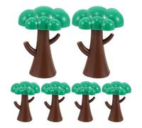 LRXIYODE 6 Piezas De Escena De Tren Árboles Forestales Pequeños Modelos De Trenes Modelos De Trenes Árboles Otoñales Tren Alrededor del Árbol Accesorios De Pista De Plástico Diseño