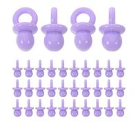 LRXIYODE 60 Unidades Miniature Resin Pacifier Charms For DIY Crafts Realistic Shower Accessories Creative Handmade Decorations For Jewelry Phone Cases And Party Favors