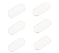 LRXIYODE 6piezas Almohadillas Protectores de Puente para Violín Piel de Oveja Accesorios para Instrumentos de Cuerda Protección Estable para Cuerdas E Violín Pack para Músicos