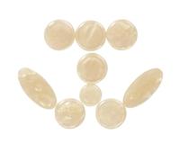 LRXIYODE 9piezas Botones De Saxofón De Concha Natural Teclas De Repuesto Para Saxofón Tenor y Soprano Con y Diseño Elegante Accesorios De Instrumento Musical
