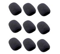 LRXIYODE 9Piezas Cubierta Protectora de Micrófono Funda Antiviento para Micrófono Ktv Limpia y Higiénica para Voces y Grabaciones Compatible con Micrófonos USB y Lavalier