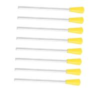 LRXIYODE Accesorios para Instrumentos de Percusión Mazos Triángulo de Hierro Pulidos y Seguros, 8 Piezas para Educar y Tocar, Ideales para Músicos, Estudiantes y Uso Escolar