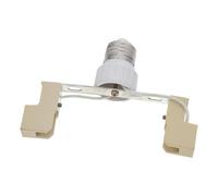 LRXIYODE Adaptador de lámpara E27 a R7S 118mm, convertidor de portalámparas cerámico para bombilla E27, aplicación versátil en talleres y oficinas