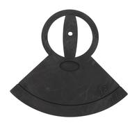 LRXIYODE Almohadilla de Silenciador para Batería de Goma Negra Resistente al Desgaste y Fácil de Instalar Adecuado para Práctica de Batería y Platillos