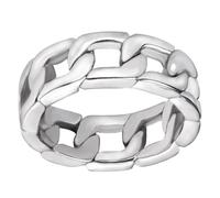 LRXIYODE Anillo de Cómodo Acero Inoxidable Cadena Diseño de Hombre para Resistente Obsequio de San Valentín y Adecuado para Fiestas de Baile